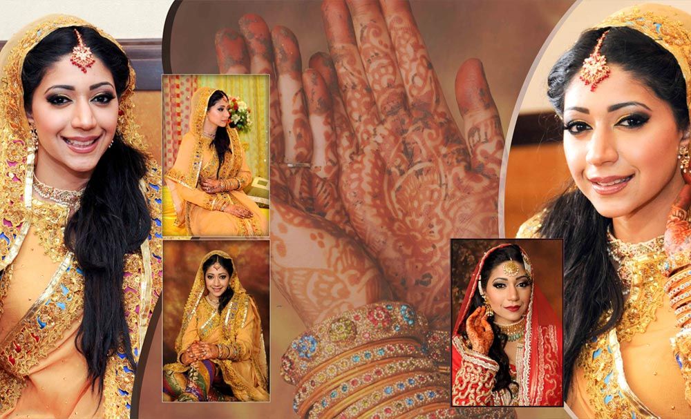 Indian bridal portraits and henna details