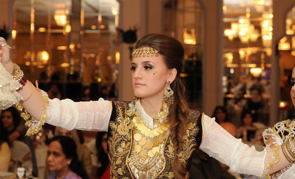 Bride photographed during her wedding celebration